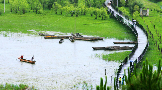 中国最浪漫的情人桥——泸沽湖走婚桥
